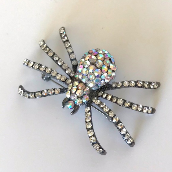 Jewelry - Bejeweled Spider Brooch/Pin